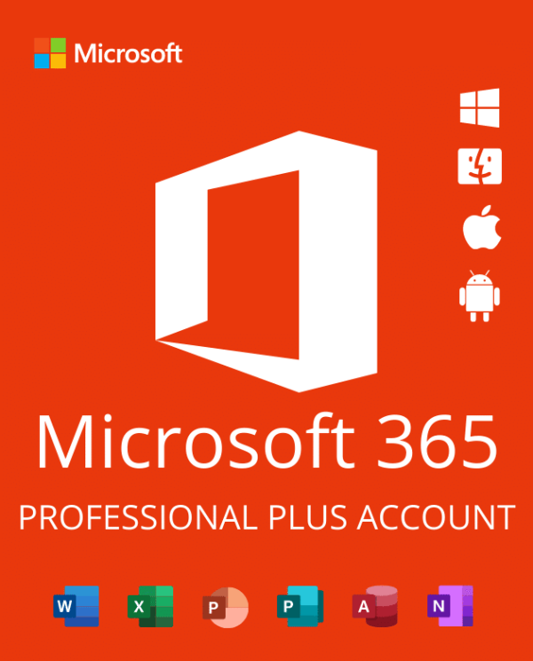 Microsoft Office 365 professional 1 PC/Mac – Digital License product key Account